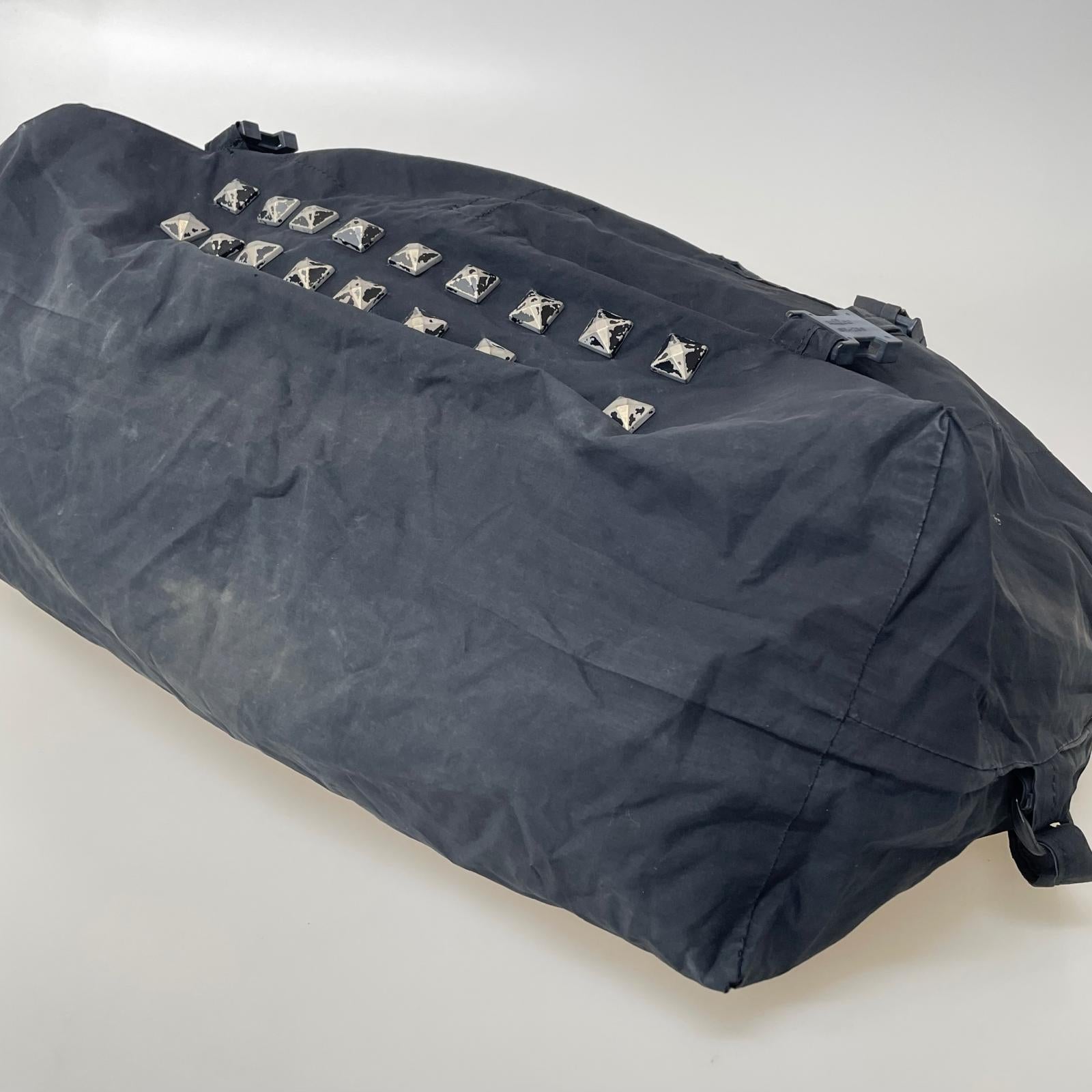 ショルダーバッグ UNDERCOVER 06SS T期 スタッズメッセンジャーバッグ ブラック ブラック