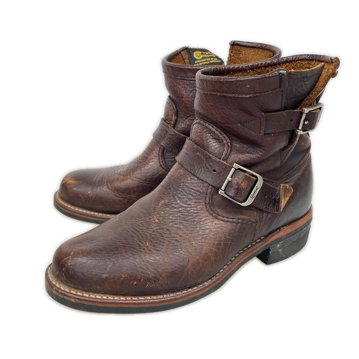 ブーツ Original Steel Toe Engineers Boots ブラウン