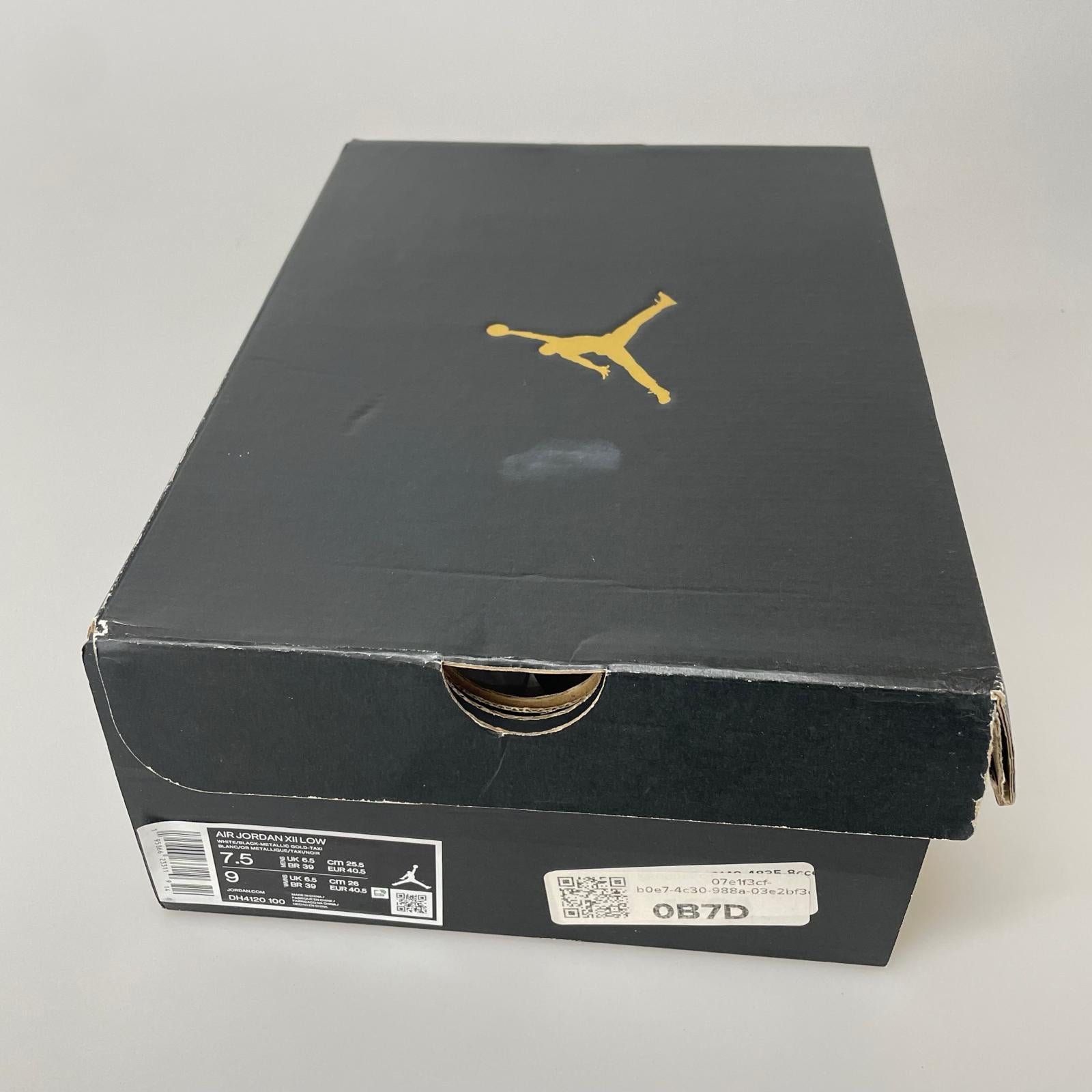スニーカー AIR JORDAN XII LOW (25.5) 25.5cm (US7 1/2 UK7 EU41)