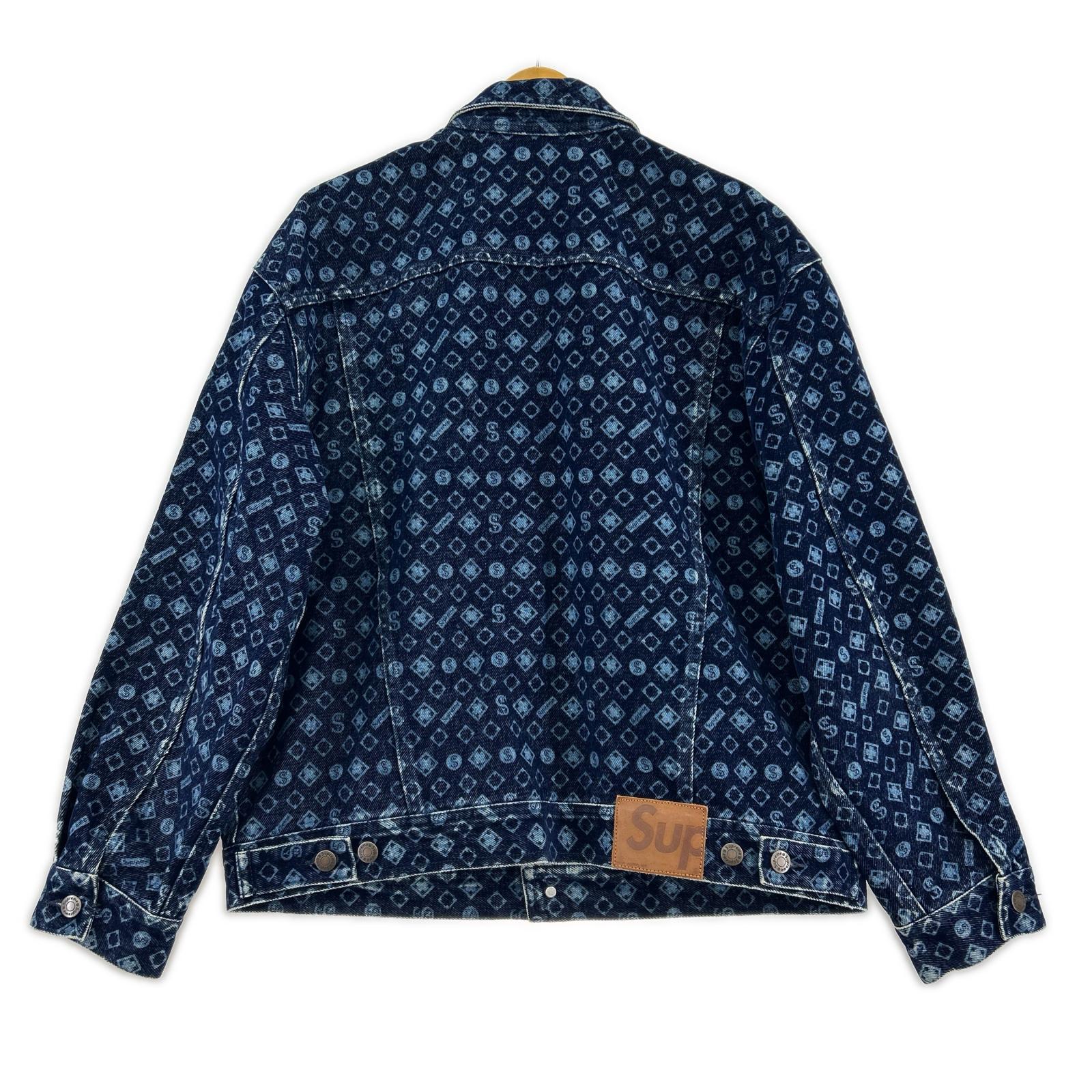 デニムジャケット 24AW FlockedDenim TruckerJacket ブルー（M) M ブルー
