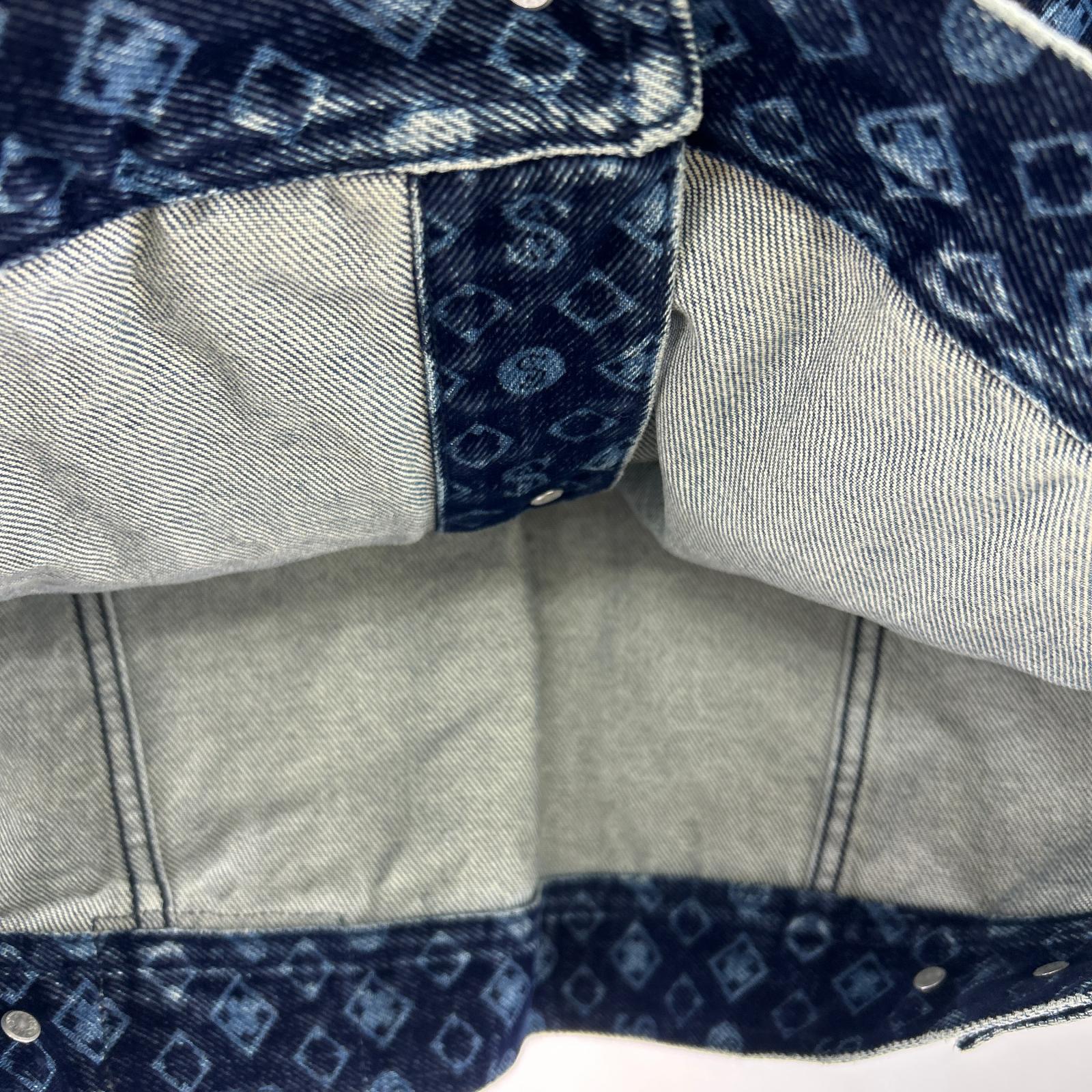 デニムジャケット 24AW FlockedDenim TruckerJacket ブルー（M) M ブルー