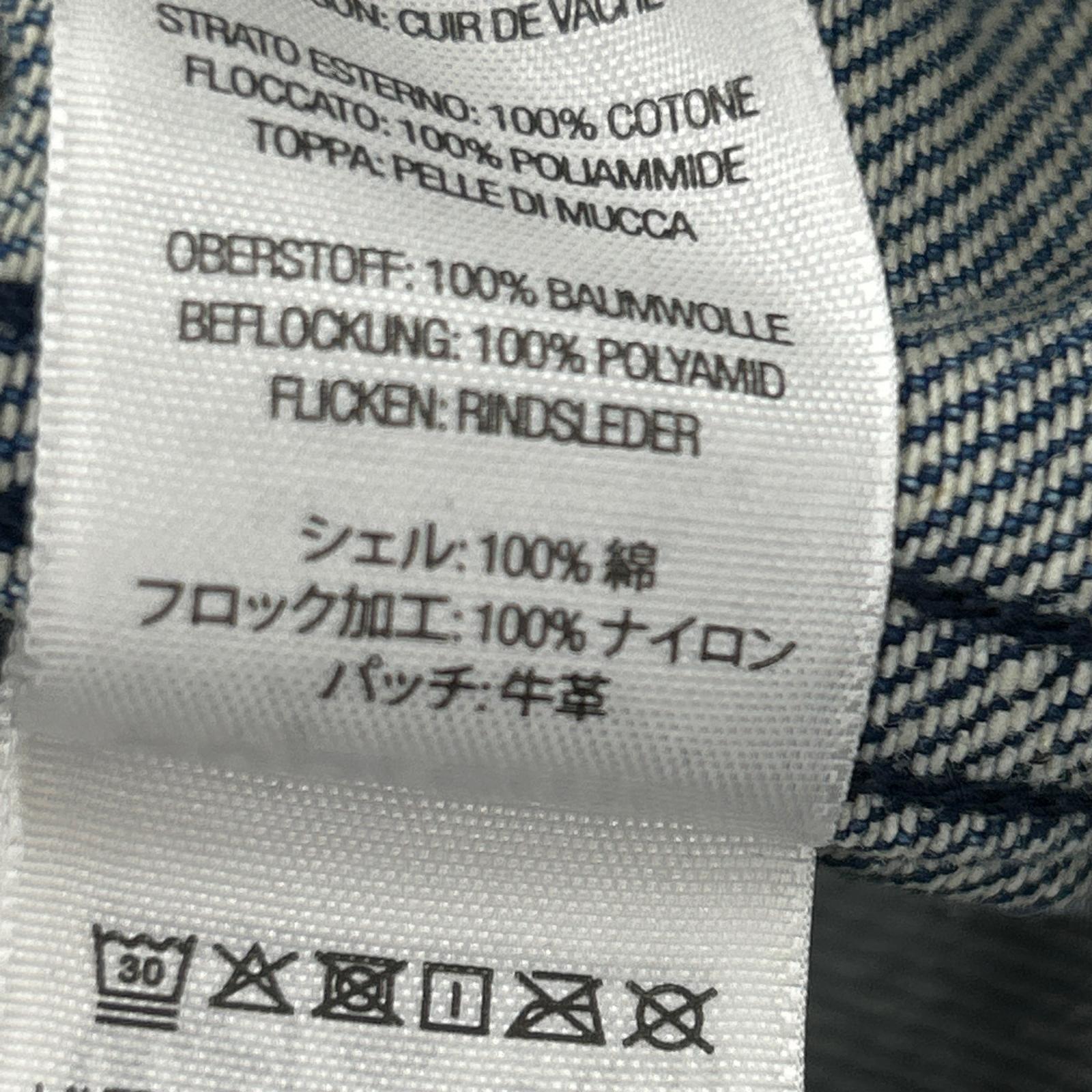 デニムジャケット 24AW FlockedDenim TruckerJacket ブルー（M) M ブルー