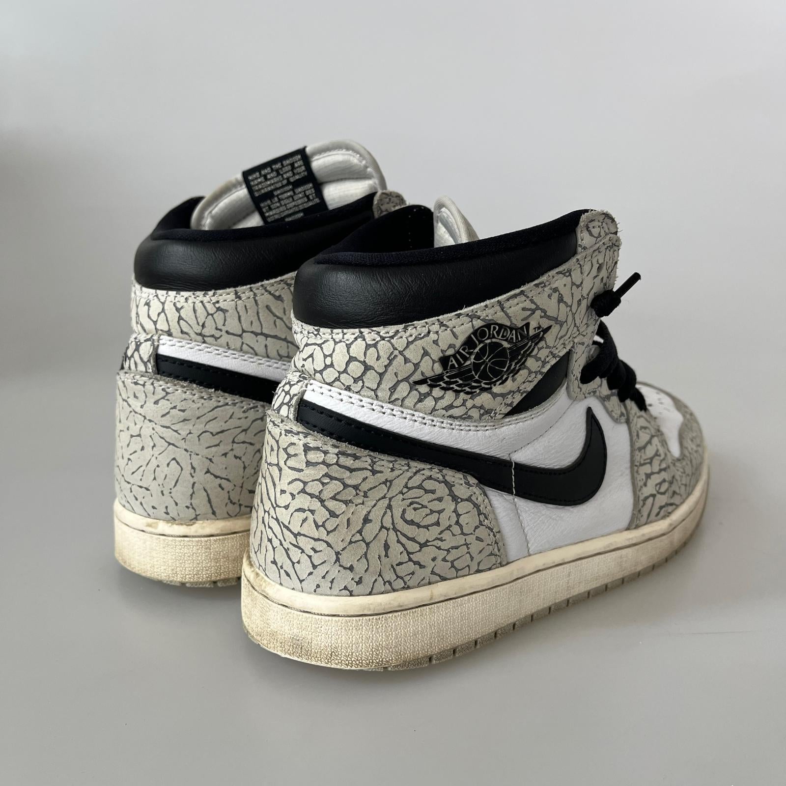スニーカー Air Jordan 1 High OG White Cement/Safari 27cm (US9 UK8 1/2 EU44)