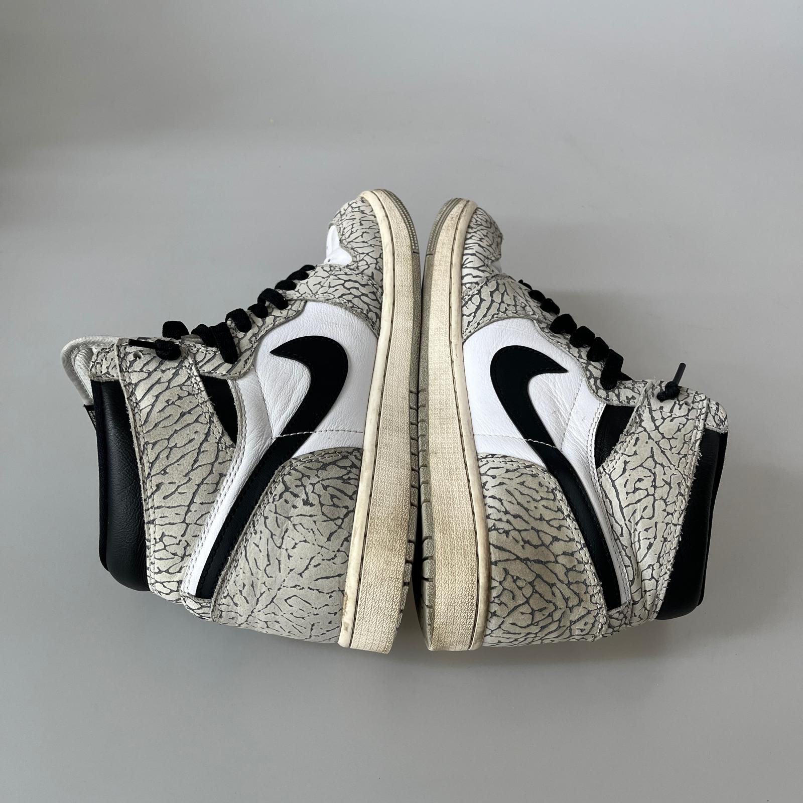 スニーカー Air Jordan 1 High OG White Cement/Safari 27cm (US9 UK8 1/2 EU44)
