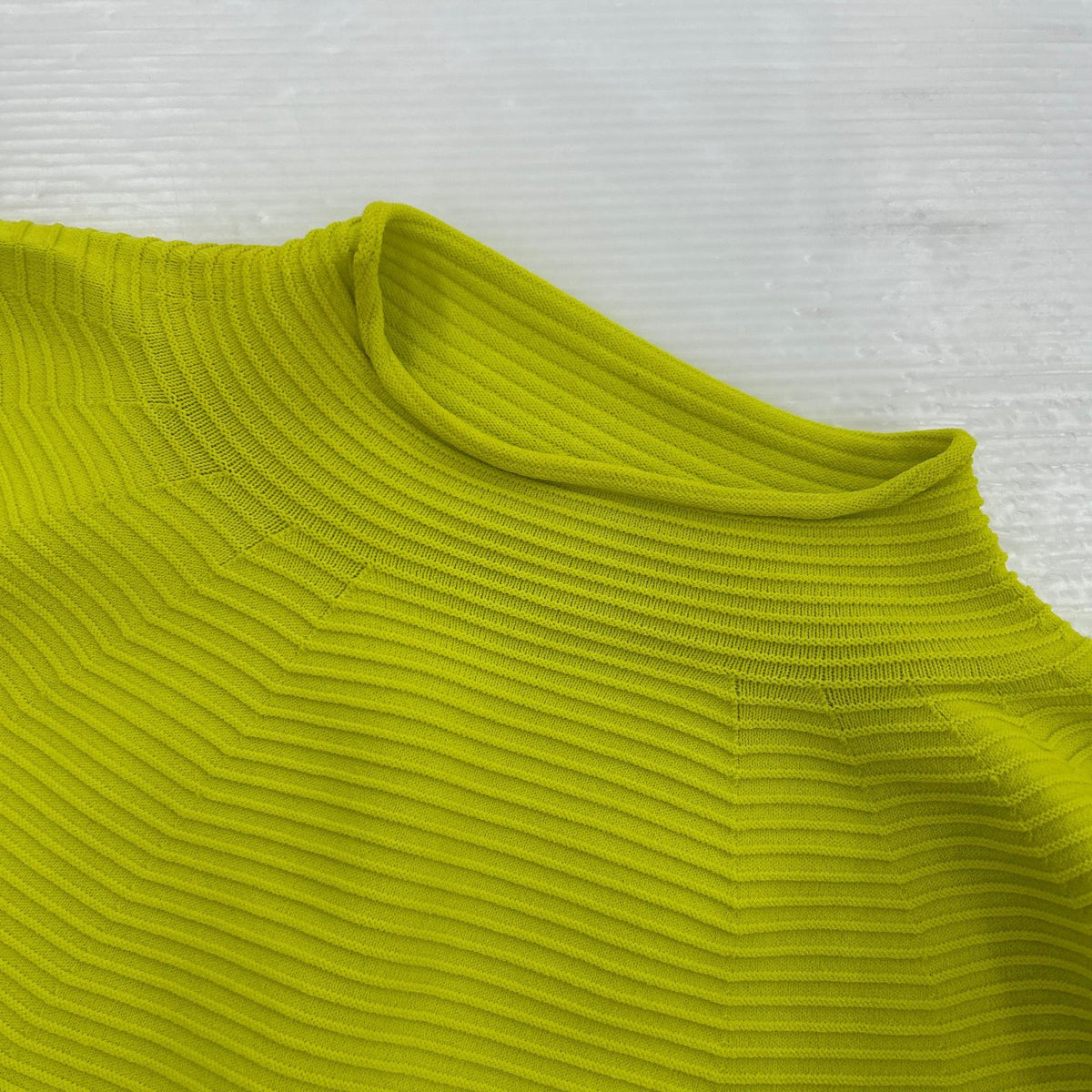 長袖Ｔシャツ CONCRETION TOP リブニット 黄 2 2 イエロー