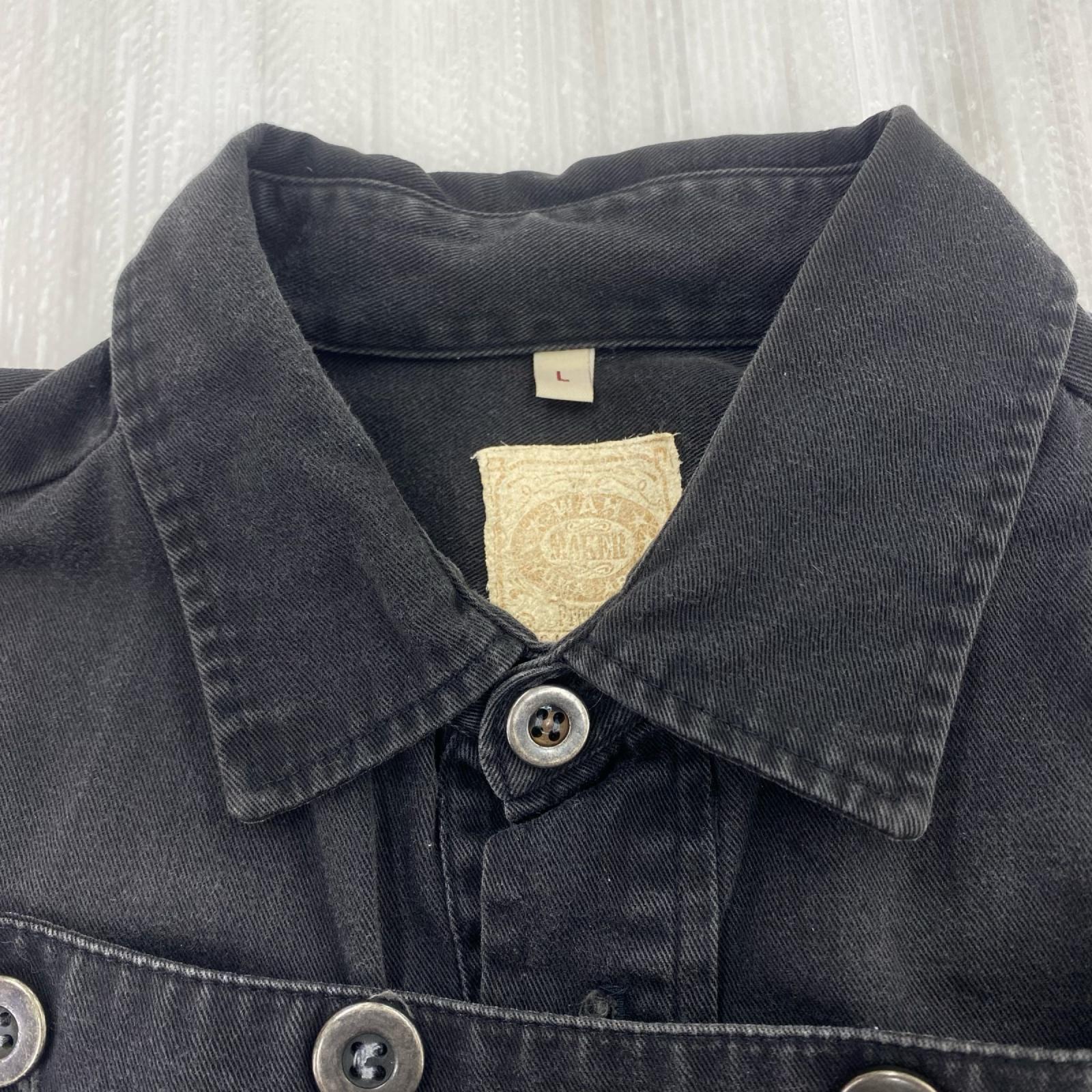 長袖シャツ WAH MAKER キャバルリーシャツ sizeL ブラック L ブラック