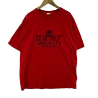 半袖Ｔシャツ USAF S/Sｶｯﾄｿｰ 赤 (XL) レッド