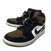 スニーカー WMNS Air Jordan 1 Mid SE Olive (26.5) 26.5cm (US8 1/2 UK8 EU43)