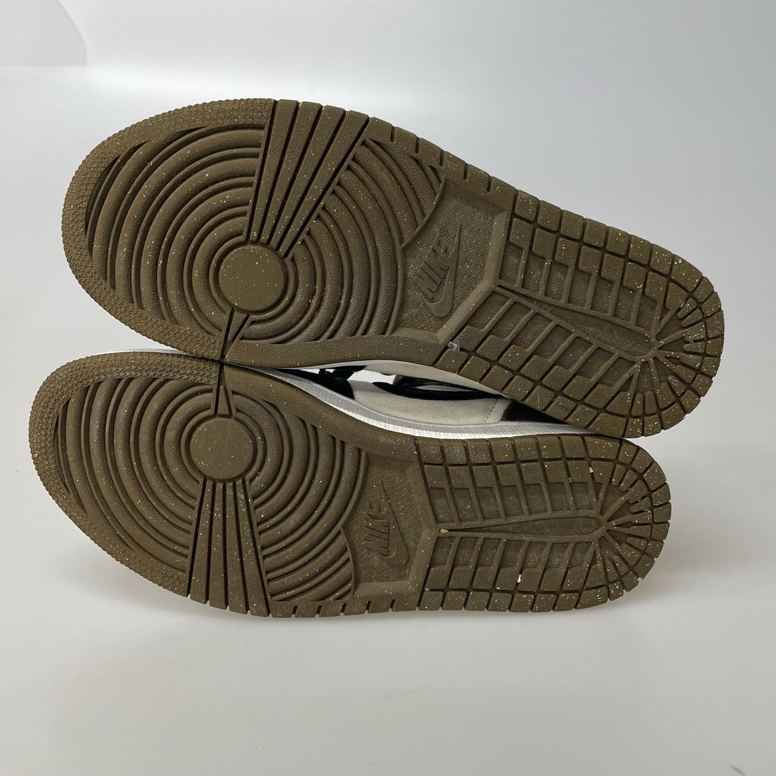 スニーカー WMNS Air Jordan 1 Mid SE Olive (26.5) 26.5cm (US8 1/2 UK8 EU43)