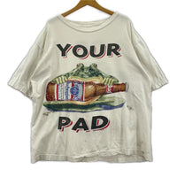 半袖Ｔシャツ 90s Budwiser Your Pad or mine? WHT ホワイト