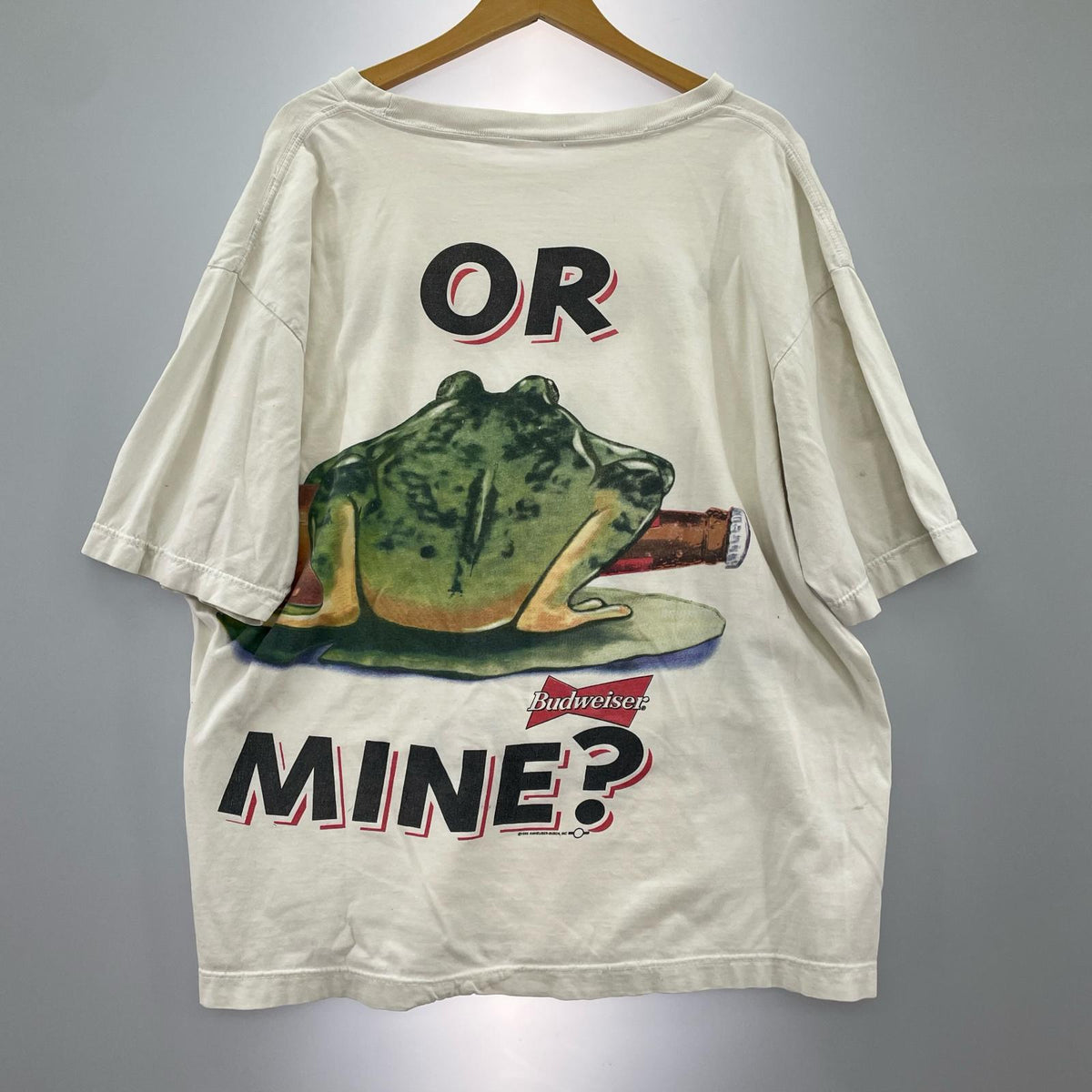 半袖Ｔシャツ 90s Budwiser Your Pad or mine? WHT ホワイト