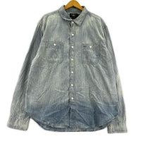 長袖シャツ RRL デニムシャツ (XL) ブルー