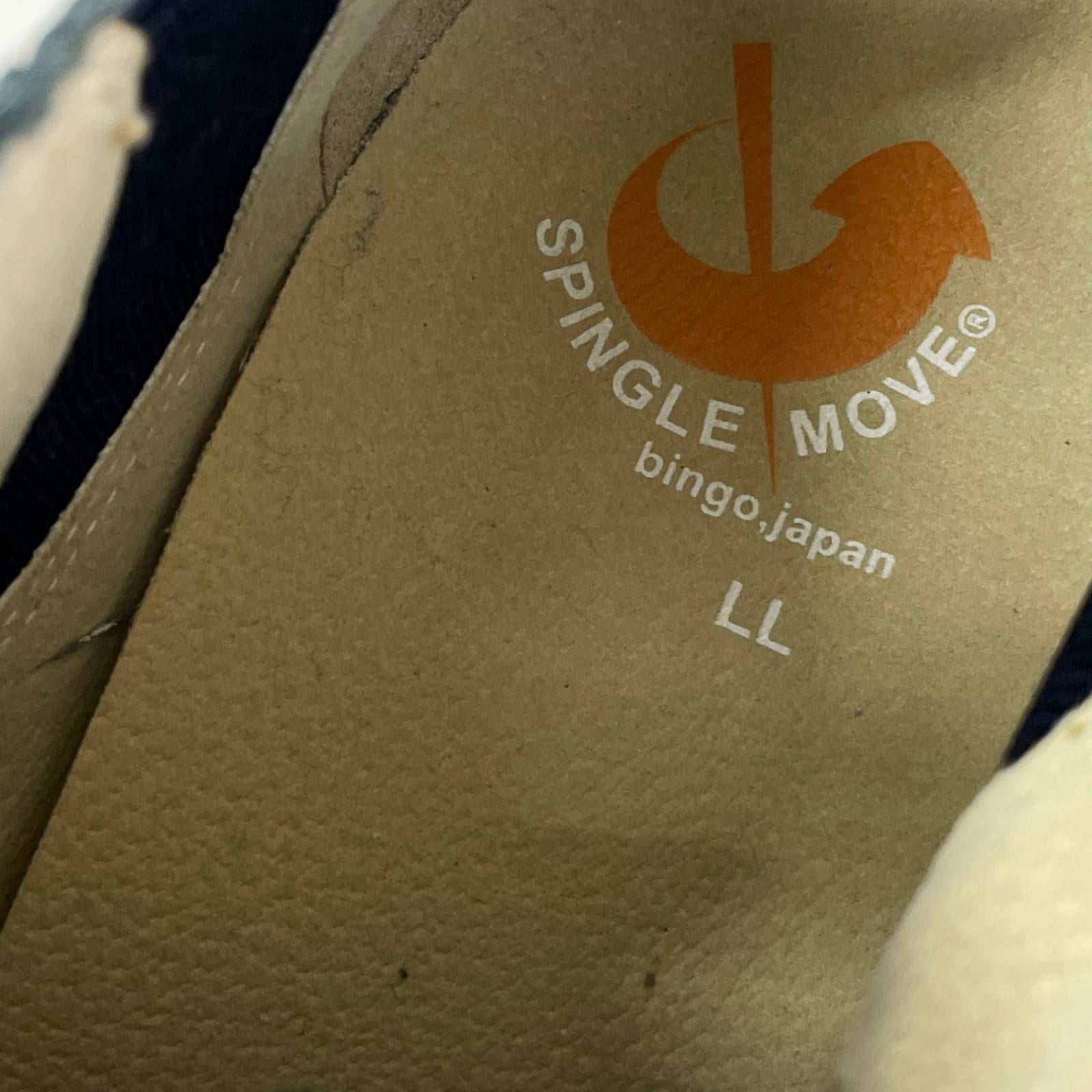 シューズ SPINGLE MOVE サイドゴアシューズ 青 (LL) LL ネイビー