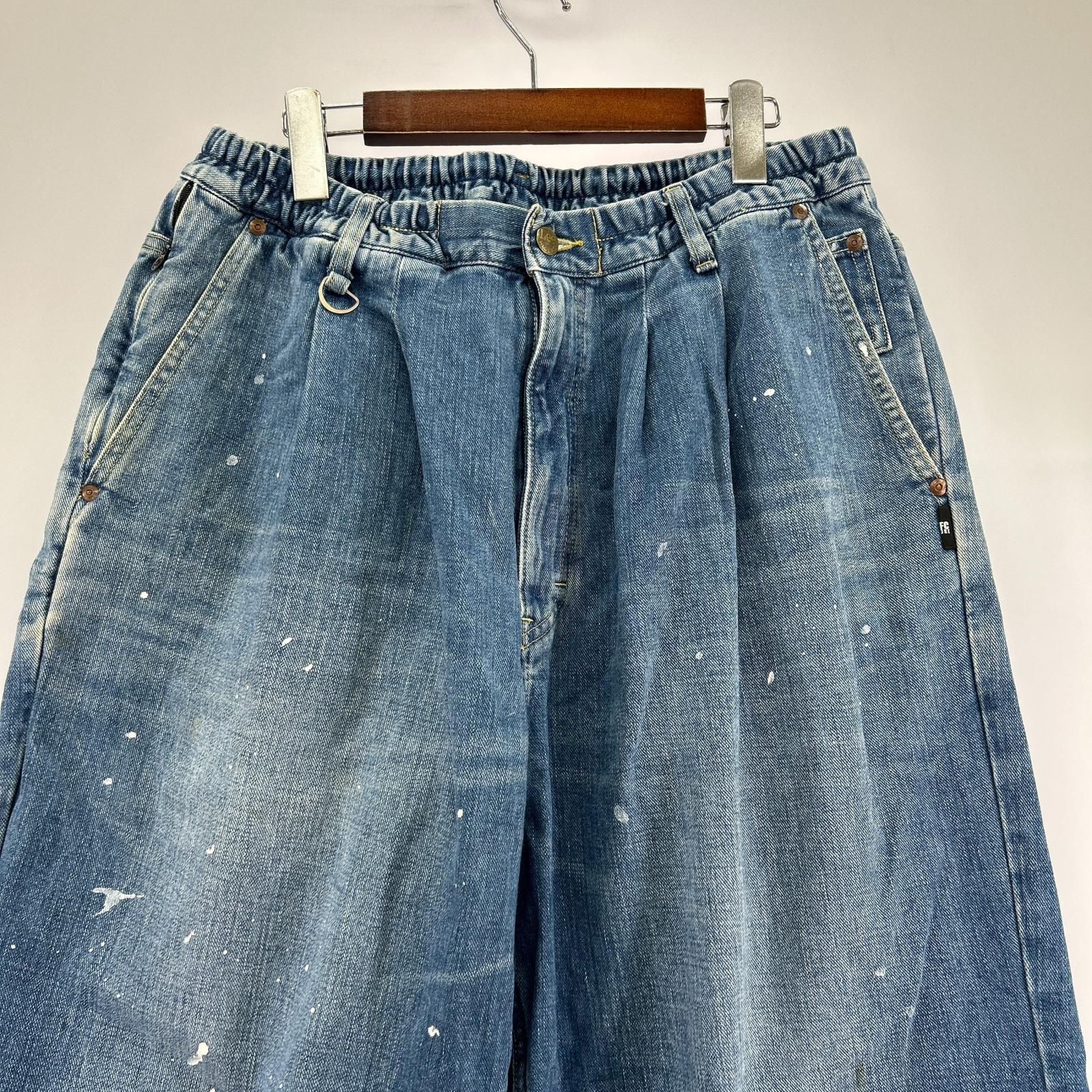 デニムパンツ mfc store×lee デニム L ブルー