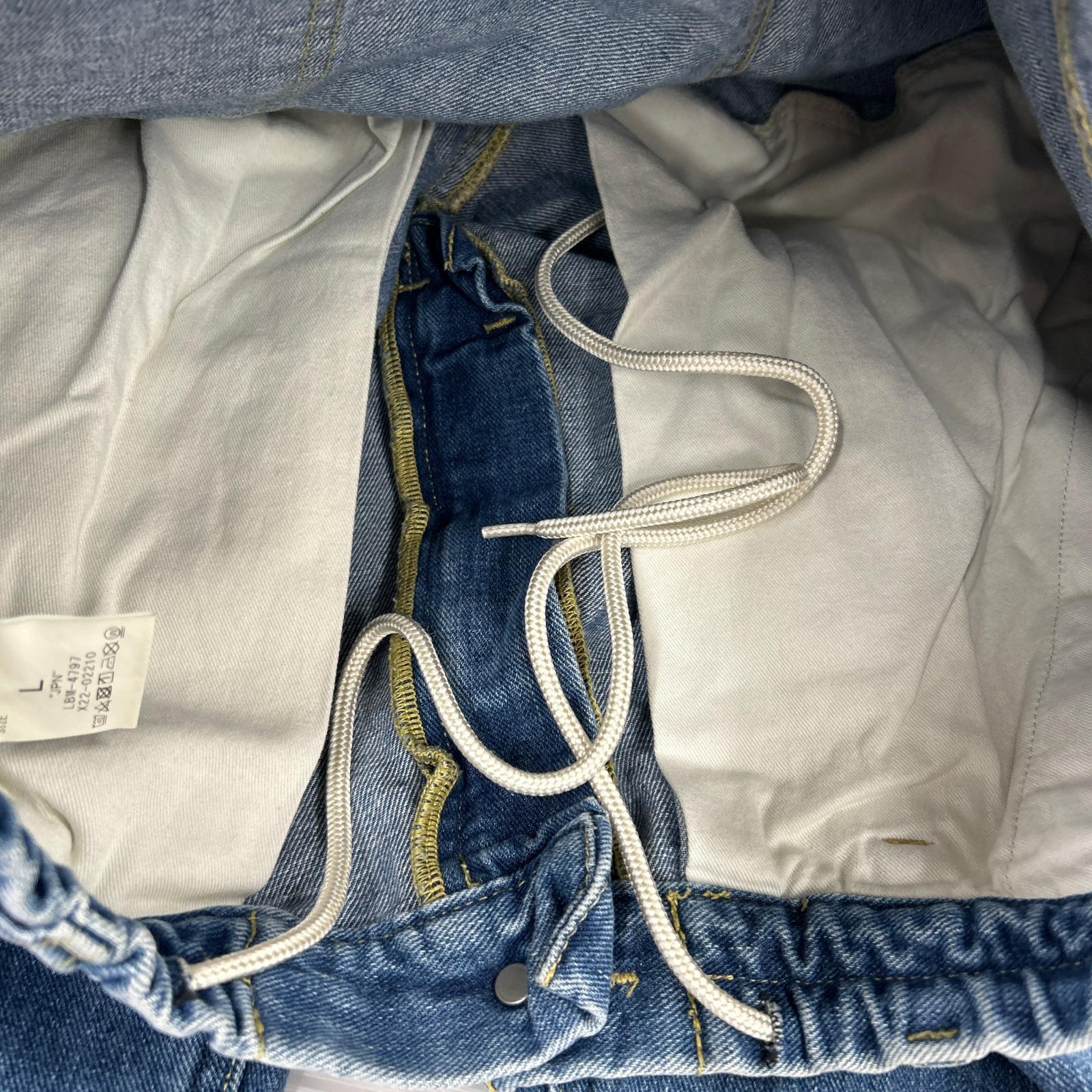 デニムパンツ mfc store×lee デニム L ブルー