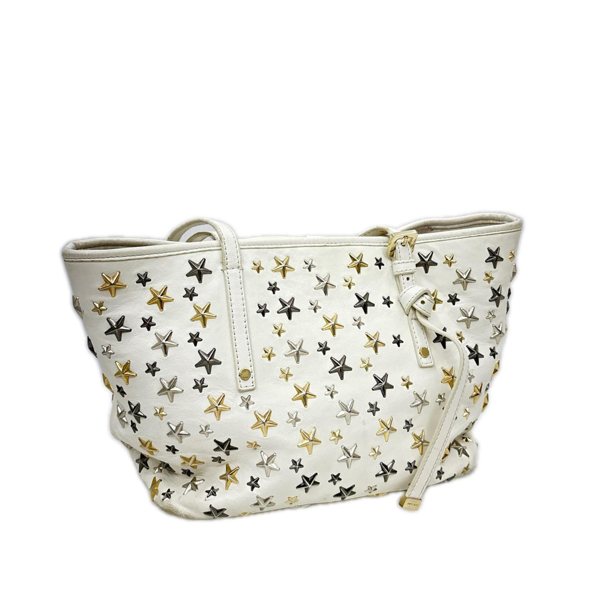 JIMMY CHOO/トートバッグ/ WHT