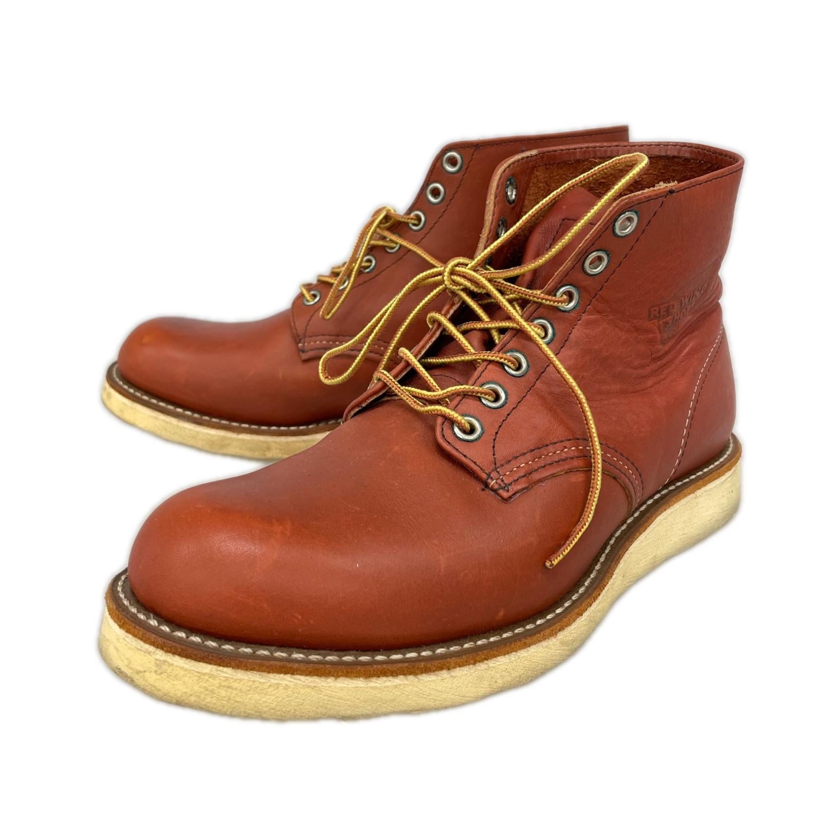 ブーツ RED WING 8166 プレーントゥ (UK8) ブラウン