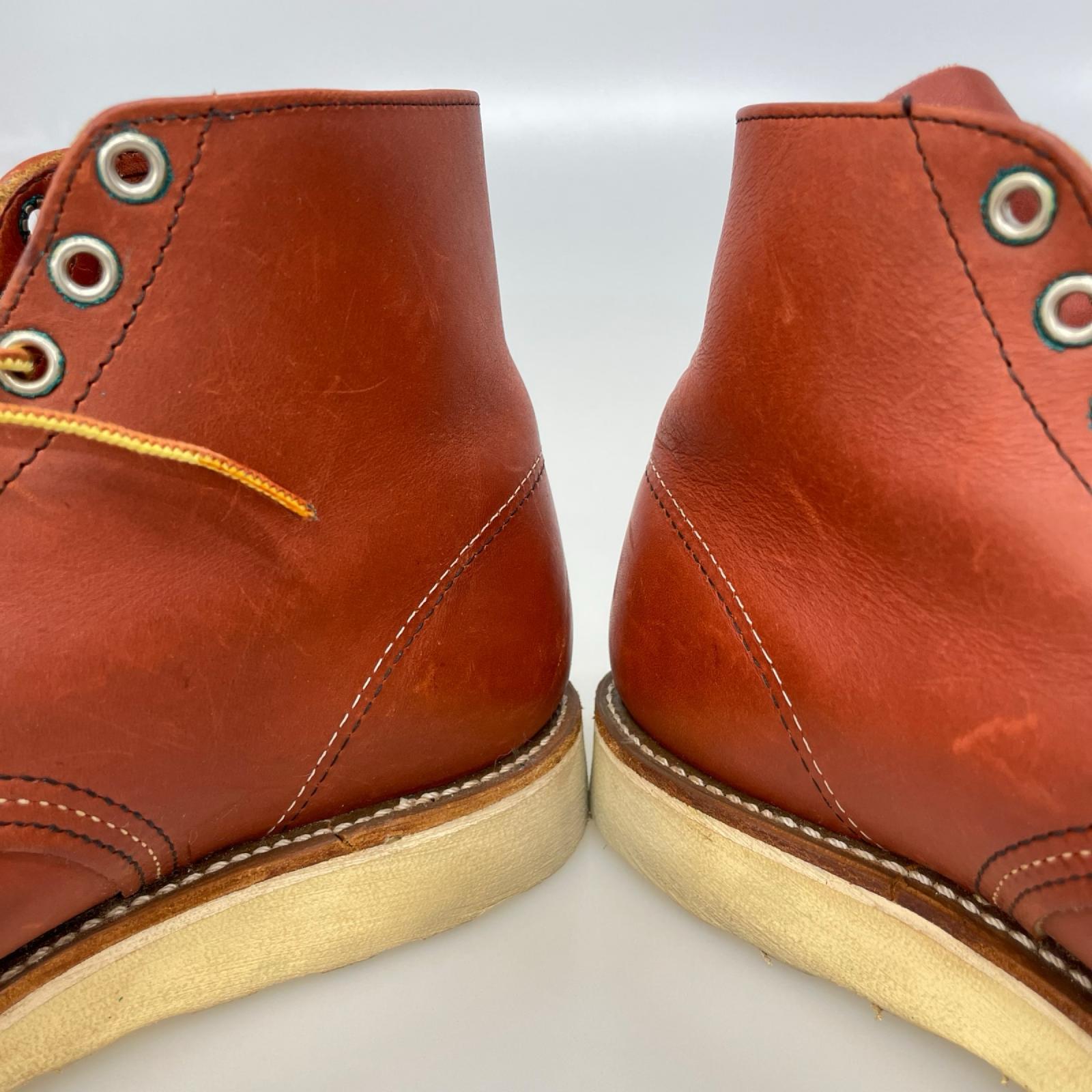 ブーツ RED WING 8166 プレーントゥ (UK8) ブラウン