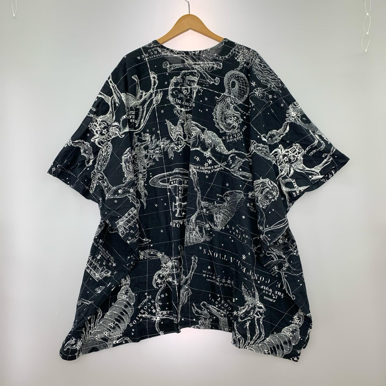 半袖Ｔシャツ ゾディアック総柄 フリー ブラック