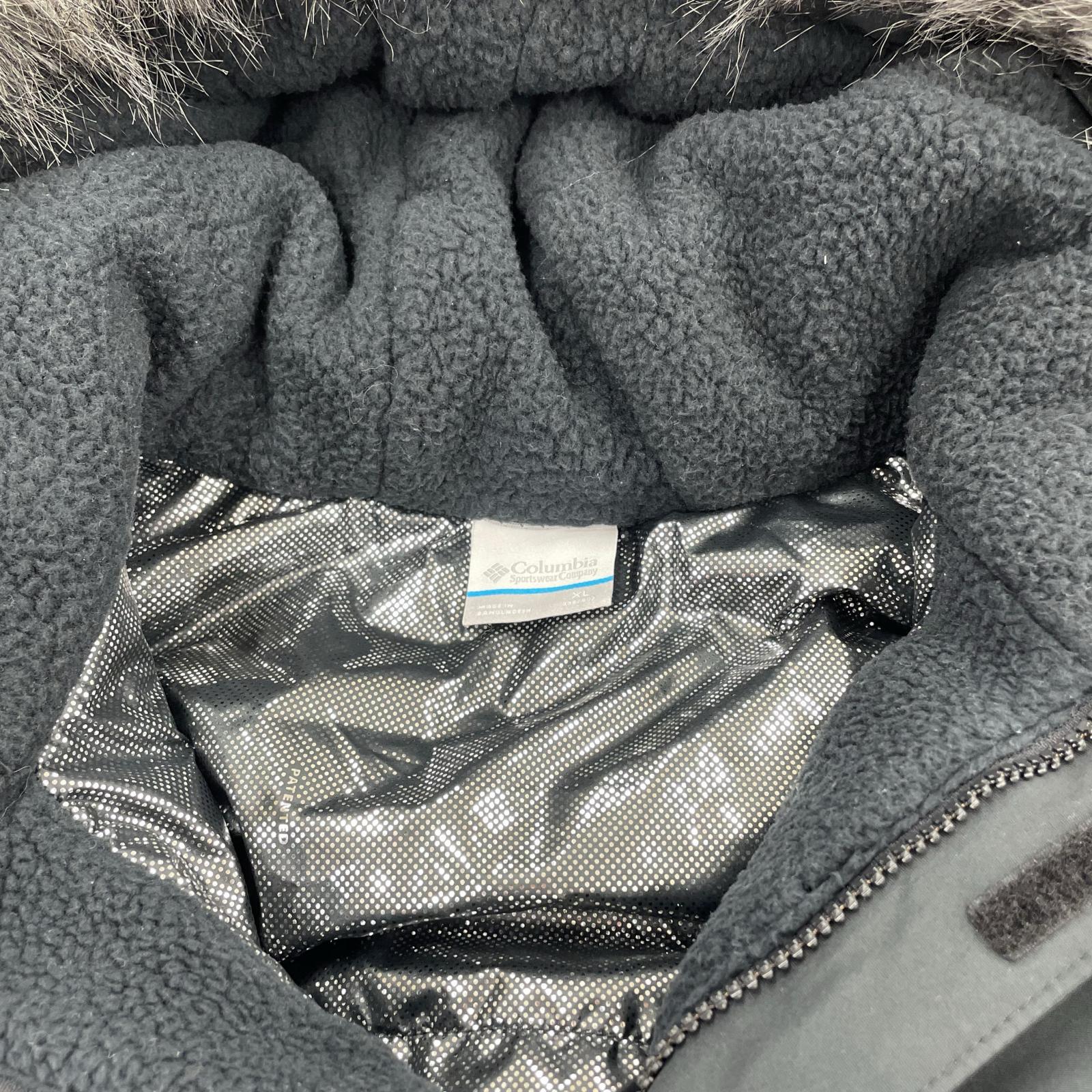 ジャケット XL 黒 ファー付き ブラック