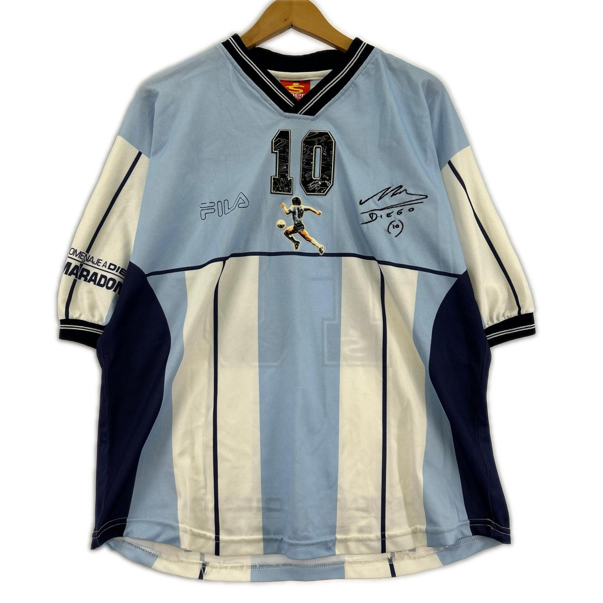 半袖Ｔシャツ マラドーナ引退記念 ユニフォーム (M) M ブルー