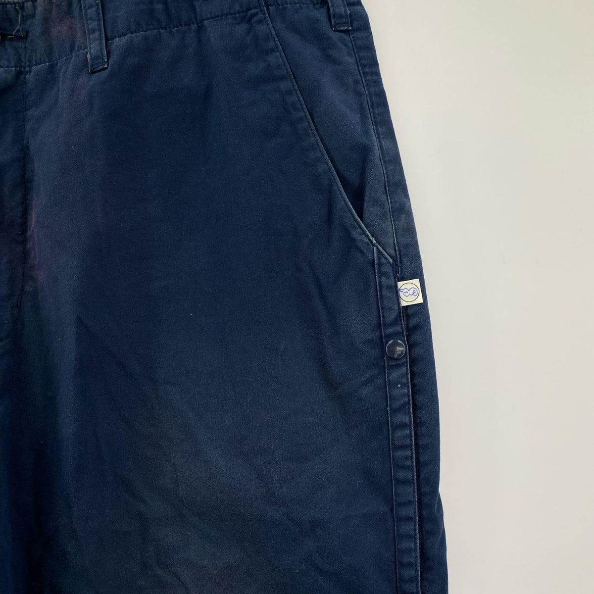 パンツ ｻｲﾄﾞﾎﾞﾀﾝ ﾈｲﾋﾞｰ　（XL)