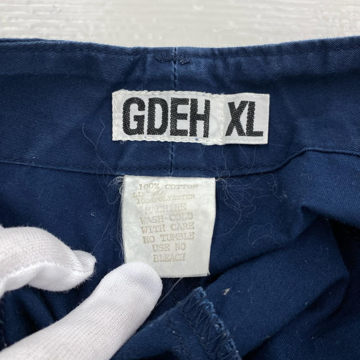 パンツ ｻｲﾄﾞﾎﾞﾀﾝ ﾈｲﾋﾞｰ　（XL)
