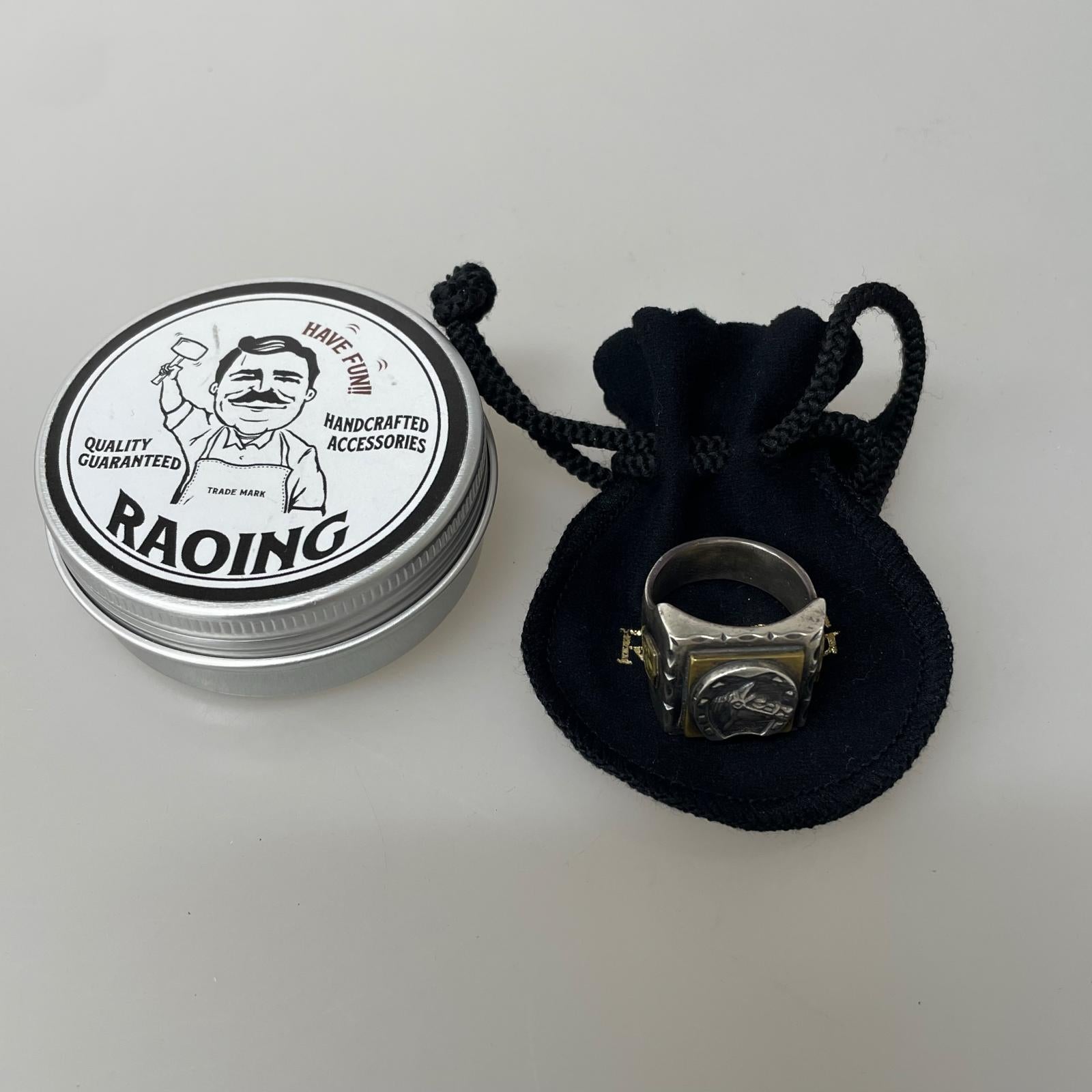 リング・指輪 RAOING 925 メキシカンリング シルバー