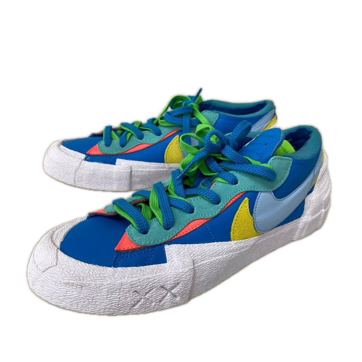 スニーカー ×KAWS × sacai Blazer Low "Neptune Blue" 28.5cm (US10 1/2 UK10 EU47) ブルー