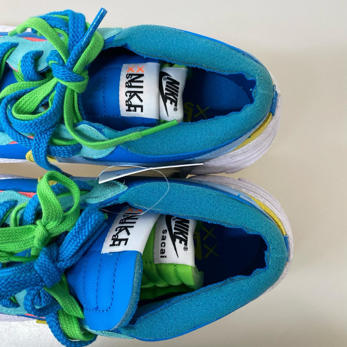 スニーカー ×KAWS × sacai Blazer Low "Neptune Blue" 28.5cm (US10 1/2 UK10 EU47) ブルー
