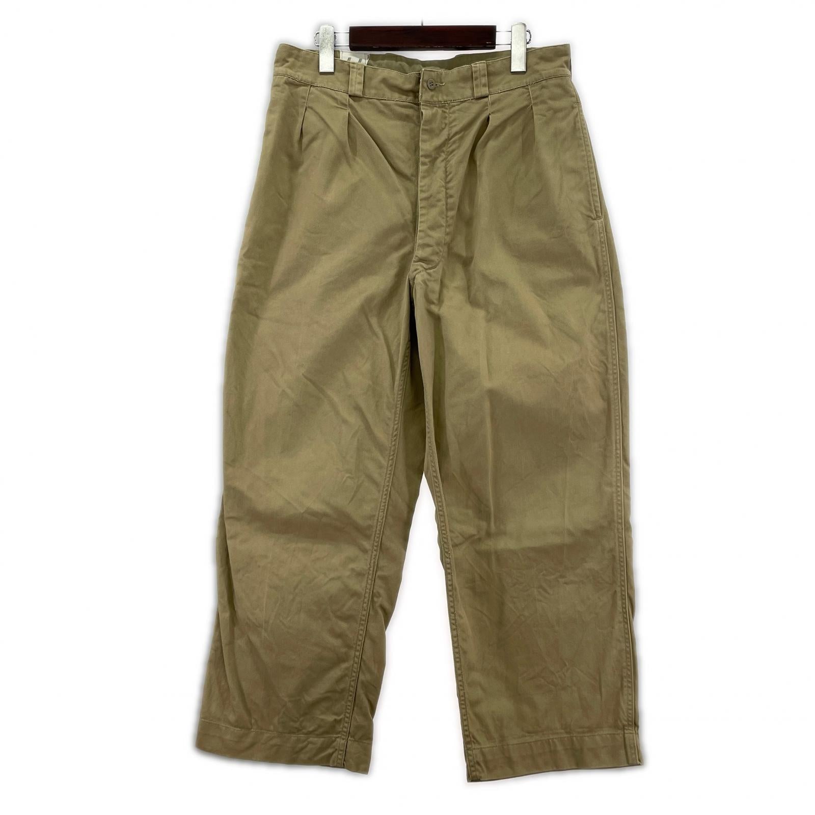 パンツ French Army フランス軍 M52 後期型 チノパンツ 35 ベージュ