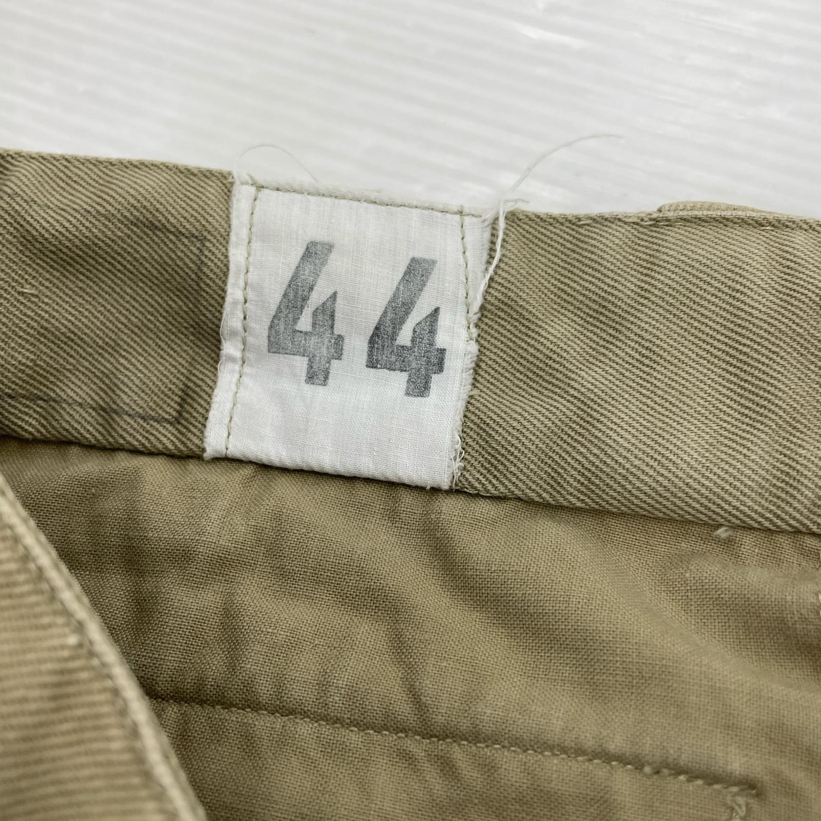 パンツ French Army フランス軍 M52 後期型 チノパンツ 35 ベージュ