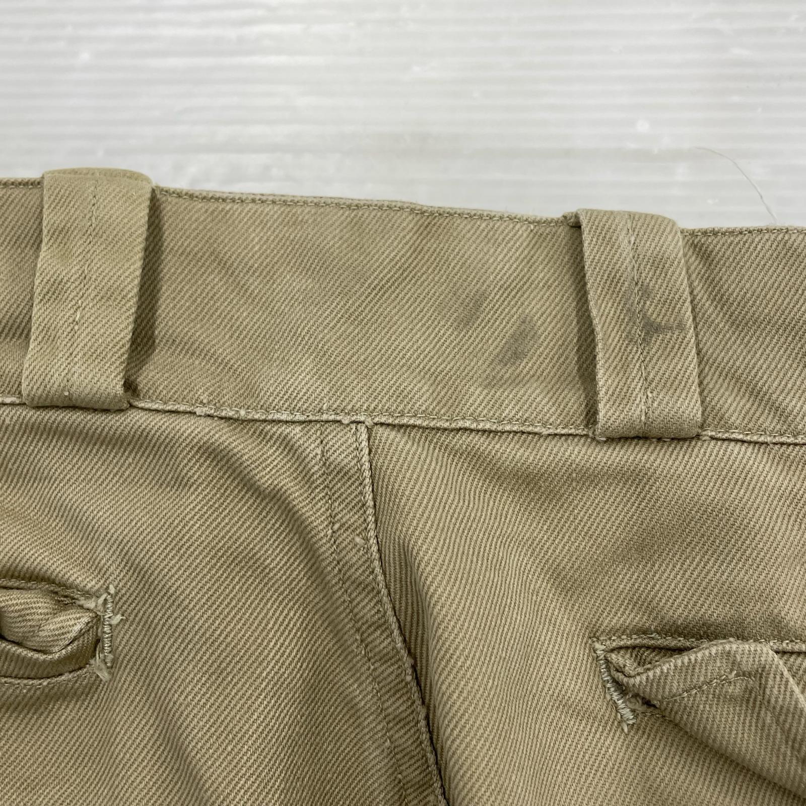 パンツ French Army フランス軍 M52 後期型 チノパンツ 35 ベージュ