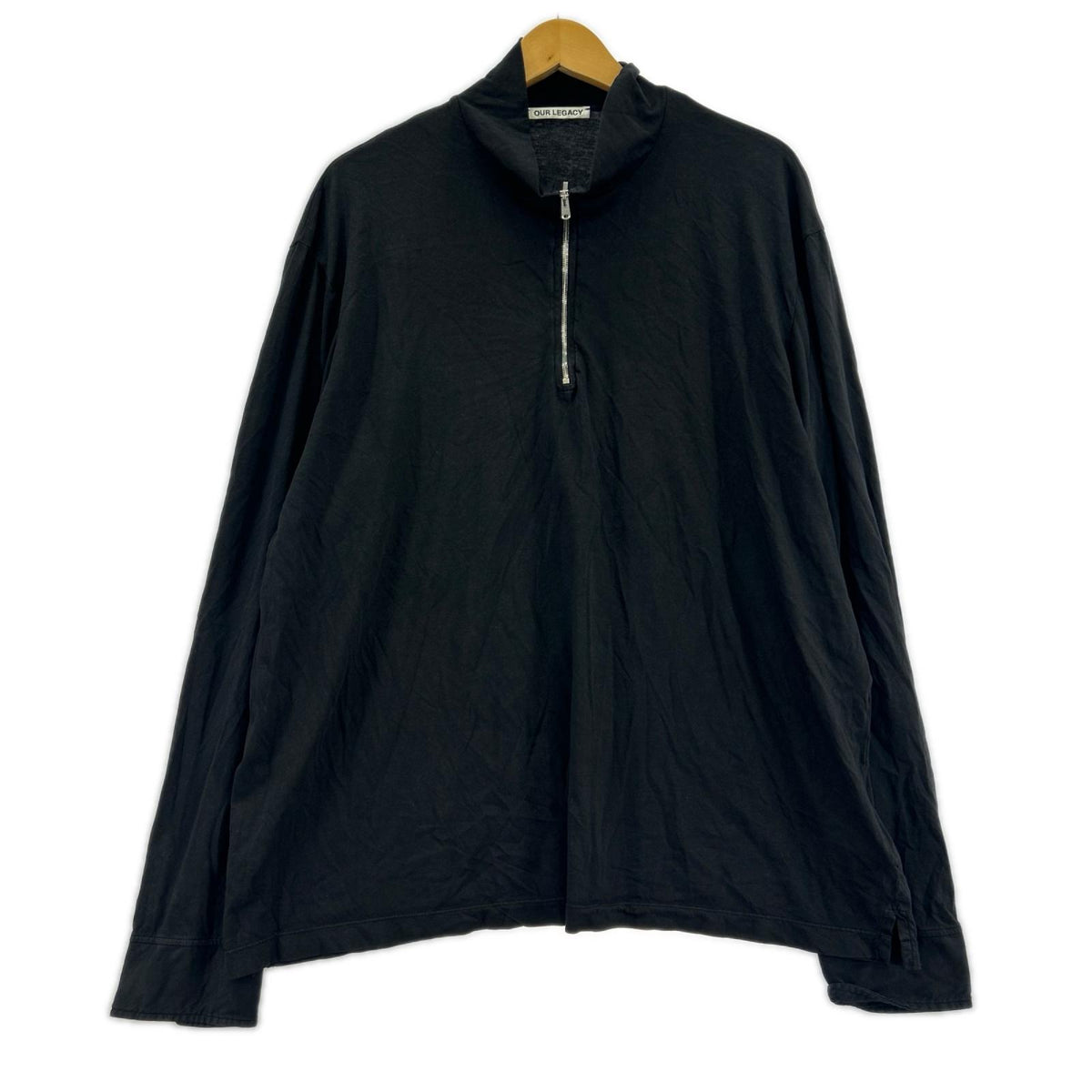 長袖Ｔシャツ ZIP POLO 黒 (50) 50 ブラック