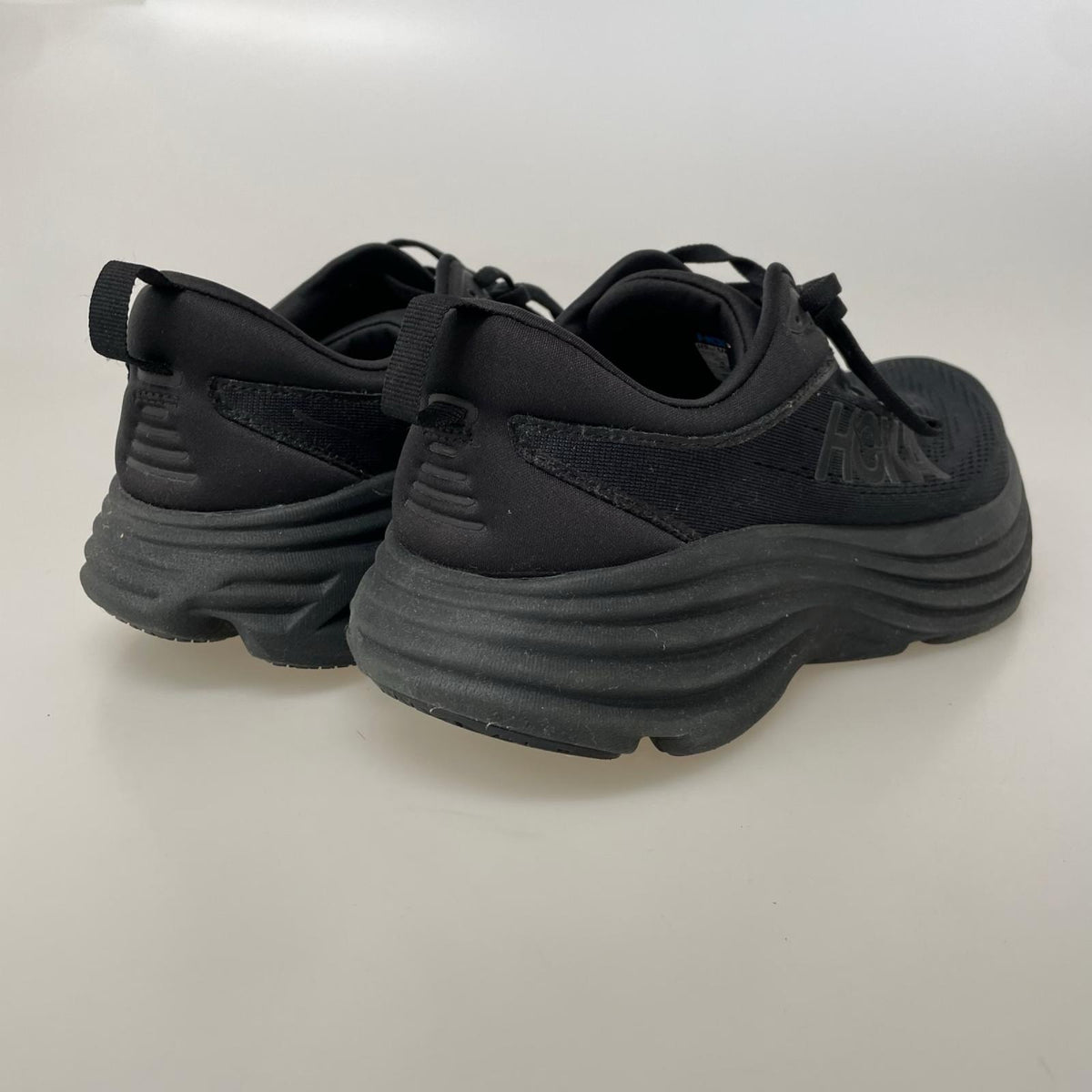スニーカー HOKA ONE ONE BONDI 8 WIDE 1127953 BBLC 黒 (28.5) 28.5cm (US10 1/2 UK10 EU47) ブラック