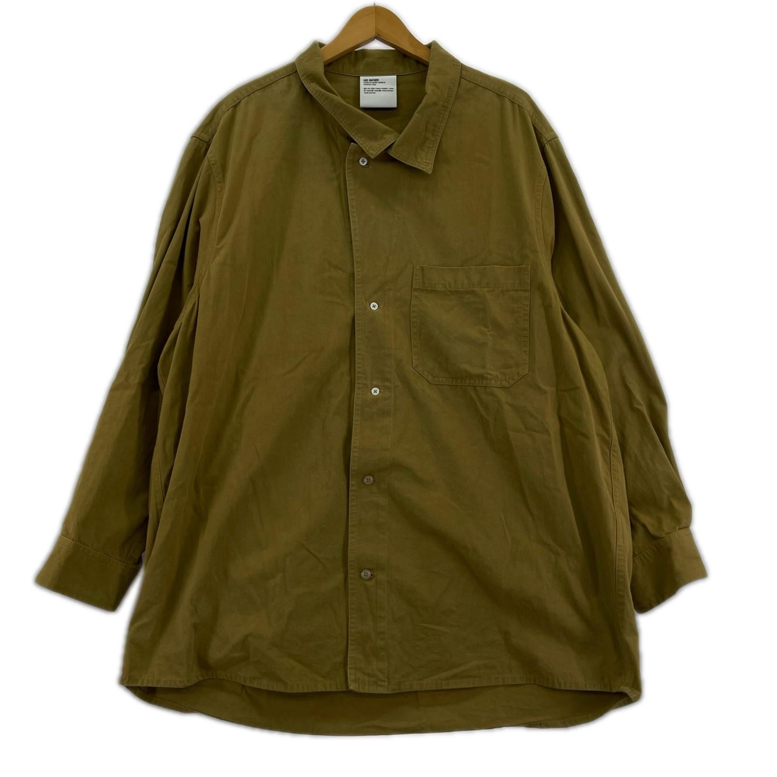 半袖シャツ ASYMMETRIC COLLAR SHIRT S