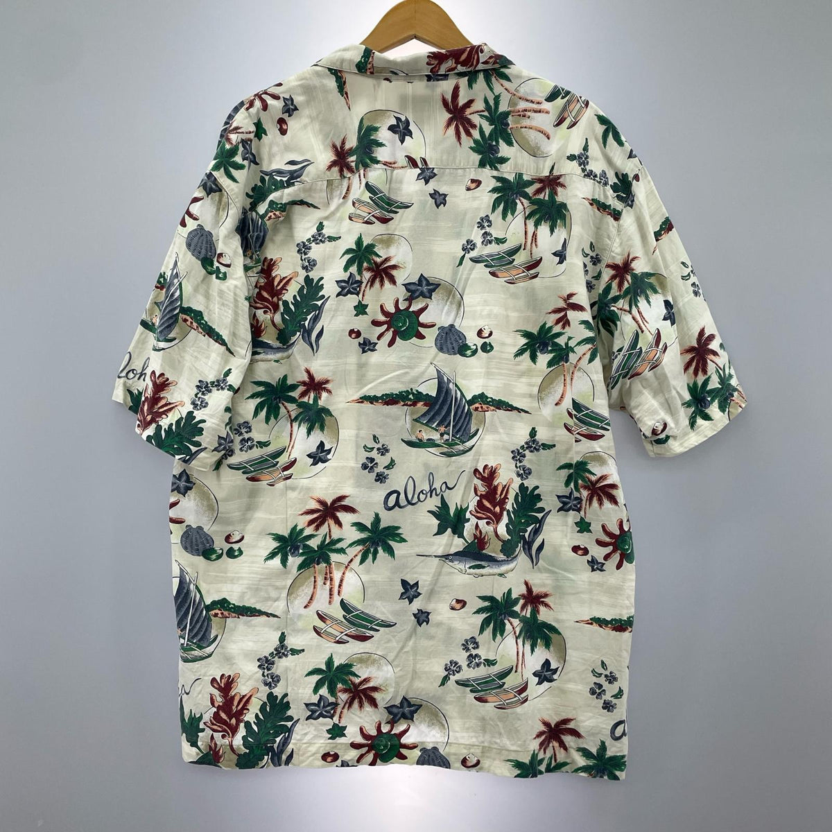 半袖シャツ 90-00s ORIGINAL ISLAND SPORT アロハシャツ L L