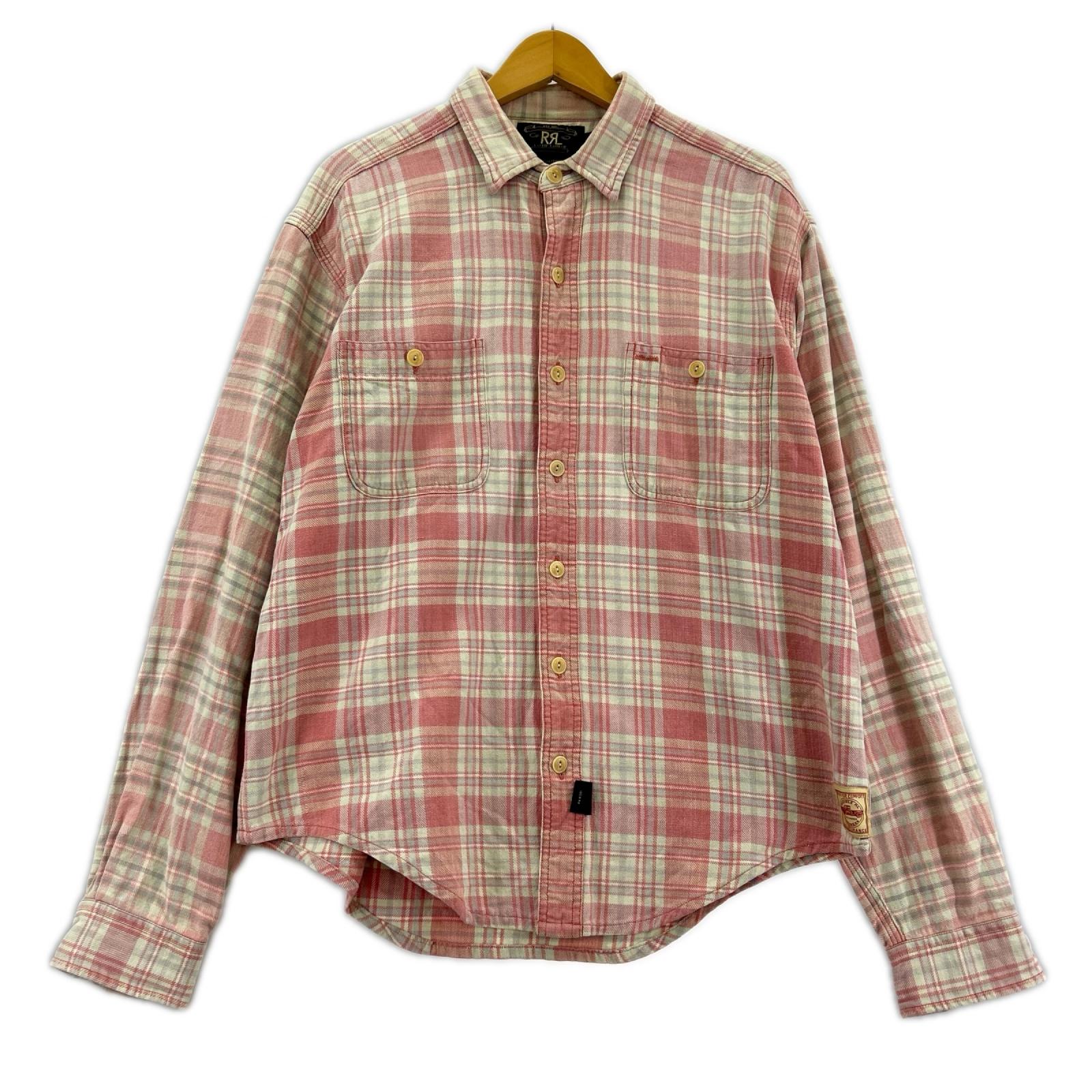長袖シャツ 90s ﾈﾙｼｬﾂ ﾋﾟﾝｸ M