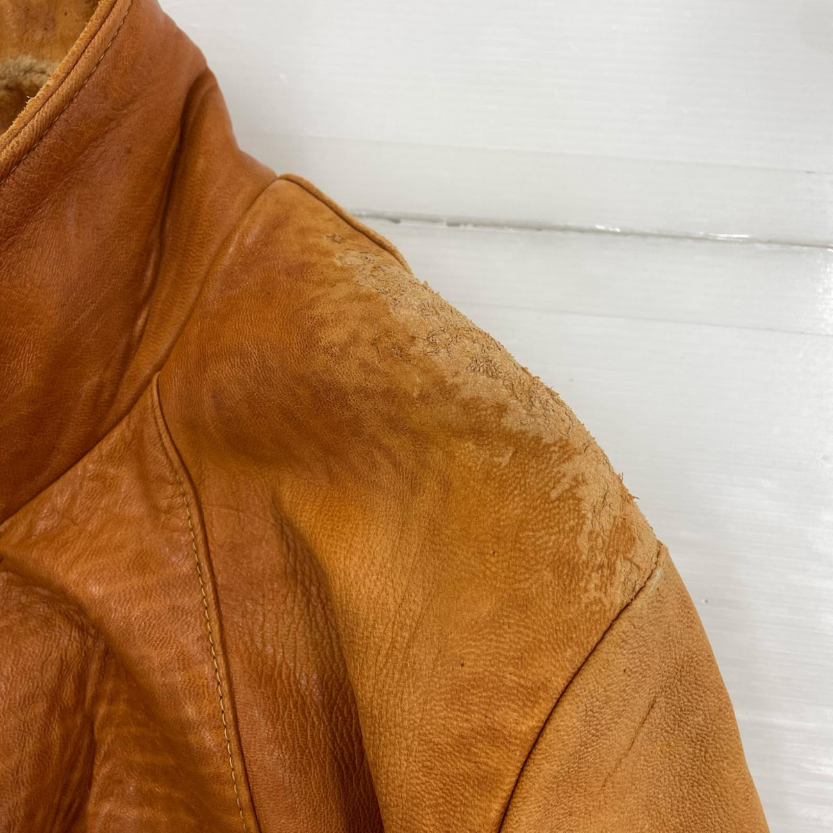 ジャケット leather jacket ブラウン