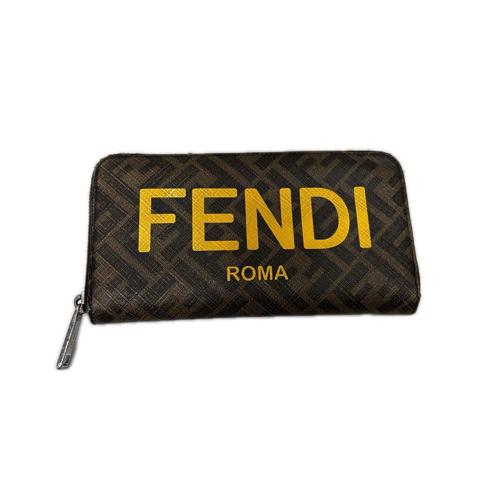 FENDI/7M0342/ロゴ/ラウンドファスナー/長財布