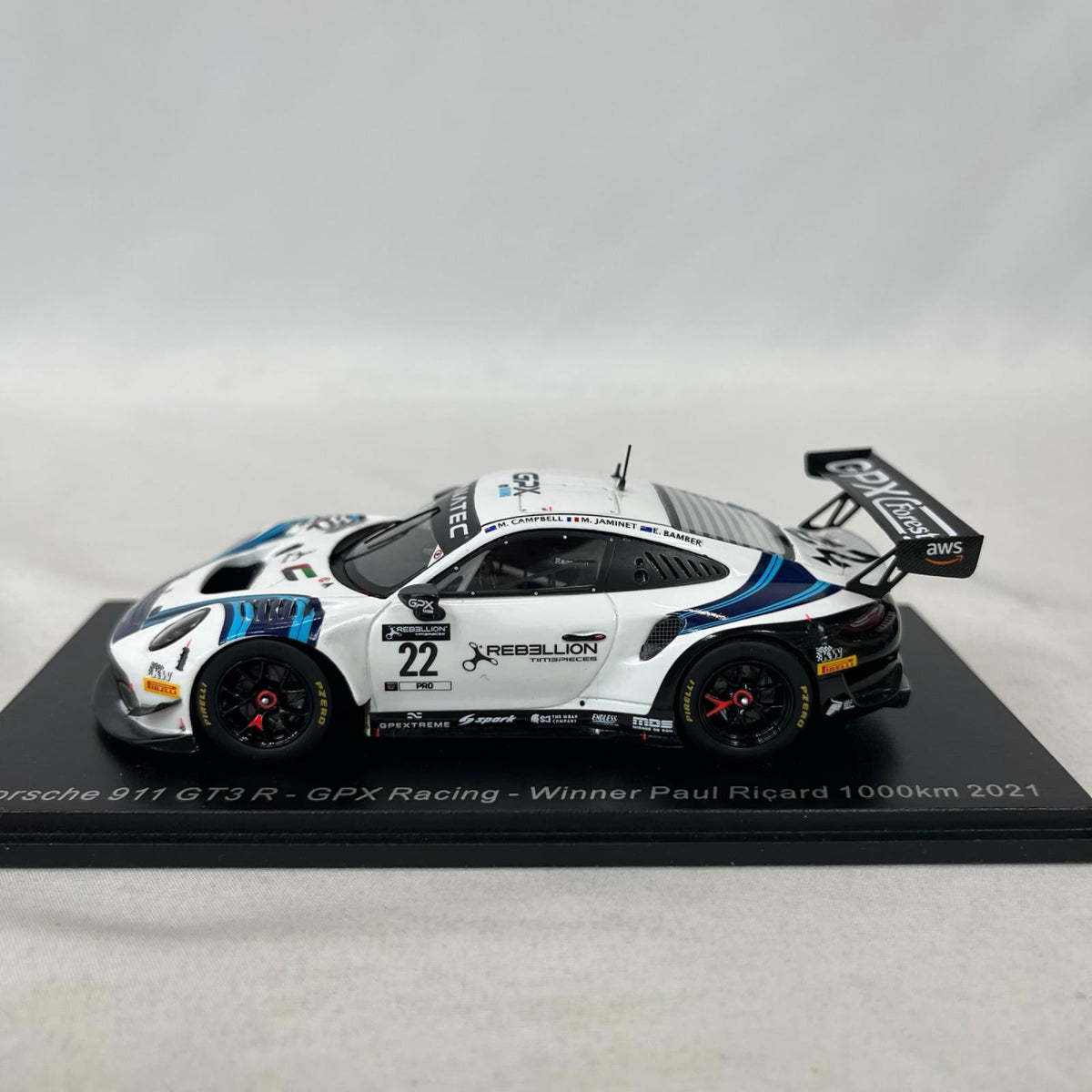 1/43 Porsche 911 GT3 R GPX Racing 2021 spark/スパーク スケールカー