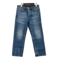 デニムパンツ Jeans Mens ボタンフライ 30 ネイビー