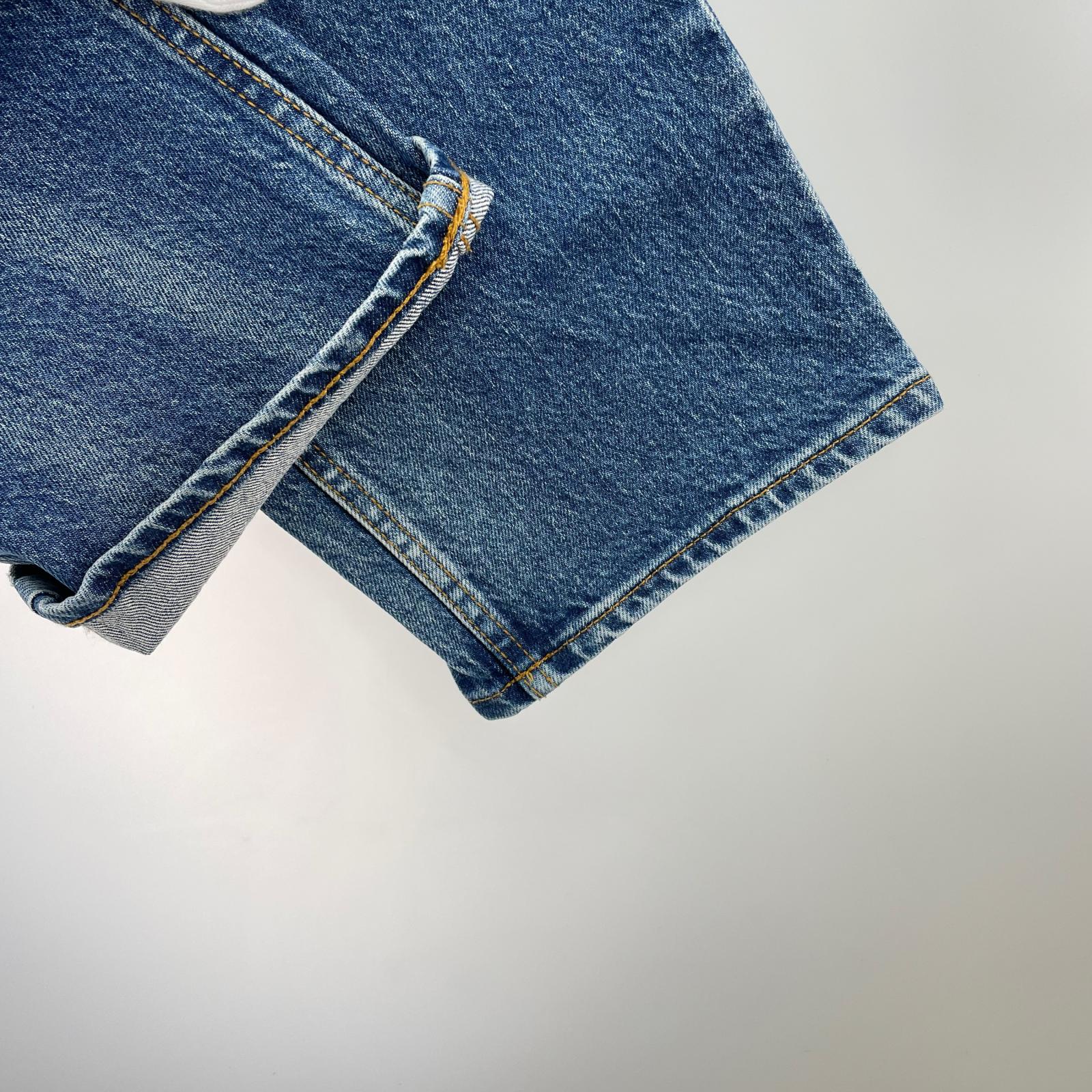 デニムパンツ Jeans Mens ボタンフライ 30 ネイビー