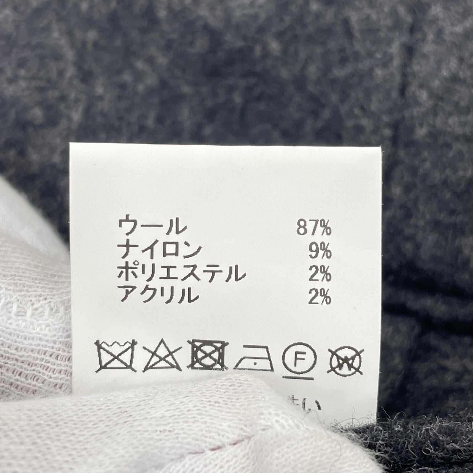 パンツ ウールスラックス ダークグレー (XS)
