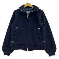 ジャケット ×B&H T字ジッパー ドンキージャケット ウール 紺 (S) S