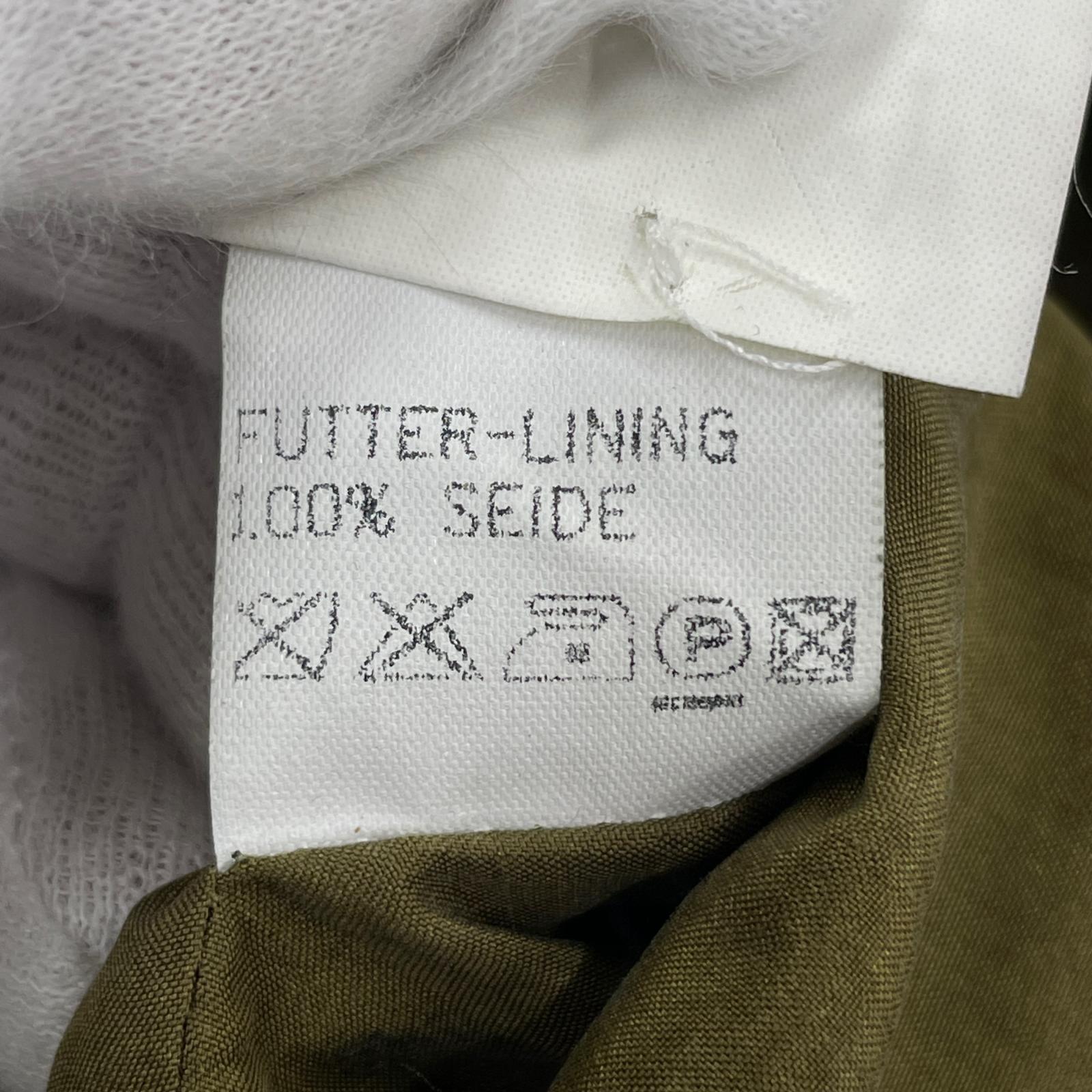 セットアップ JIL SANDER 90-00s サンフレール リネンセットアップ 36 カーキ 36 カーキ