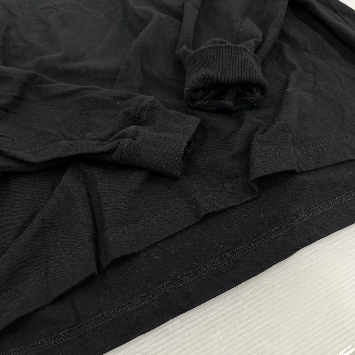 長袖Ｔシャツ 黒 (L) L ブラック
