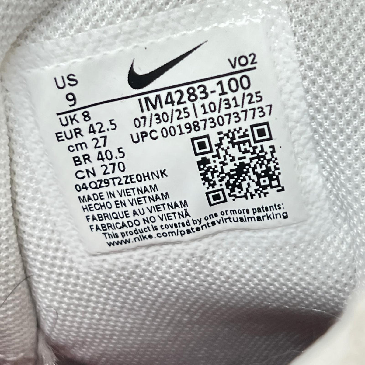 スニーカー ×Supreme/AIR MAX CB 94 LOW SP 27cm (US9 UK8 1/2 EU44) ホワイト