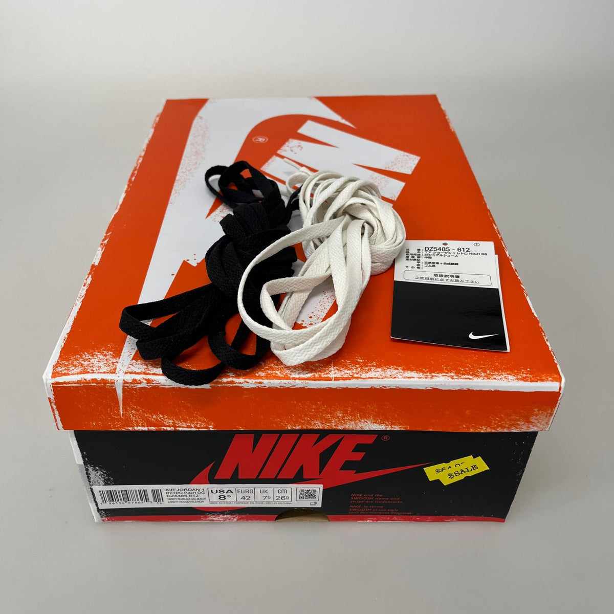 スニーカー AIR JORDAN 1 RETRO HIGH OG 26.5cm (US8 1/2 UK8 EU43)