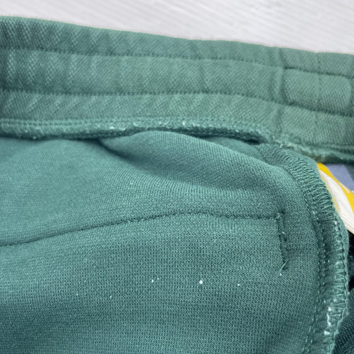 ショートパンツ 刺繍 緑 S グリーン